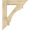 Ekena Millwork Merced Traditional Rough Sawn Bracket w/ Offset Brace, Douglas Fir, 8"W x 34"D x 40"H BKT0806X34X40MRC01RDF - alternate 2